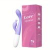 Consolador y vibrador de clítoris y plug anal